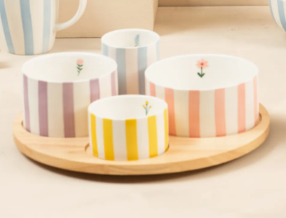 SERVICE APÉRITIF TOURNANT "BANDOL" 4 PIÈCES