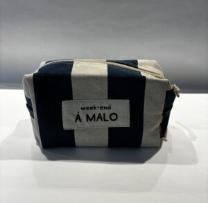 TROUSSE RAYURES CHARLIE WEEK-END À MALO BLEU MARINE