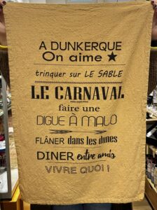 TORCHON DUNKERQUE MARRON CLAIR