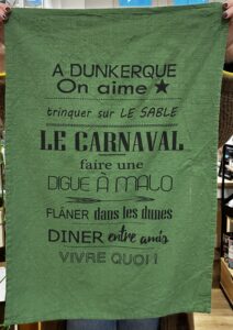 TORCHON DUNKERQUE VERT FONCÉ