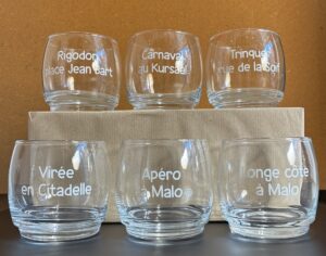 6 VERRES RONDS DUNKERQUE