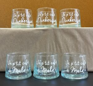 6 TASSES BELDI « UN PETIT CAFÉ A DUNKERQUE/MALO »