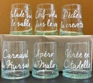 6 VERRES BELDI DUNKERQUE