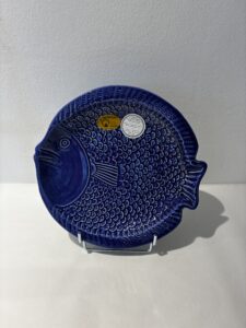 ASSIETTE BLEU MARINE POISSON PETIT MODÈLE