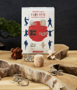 COFFRET DE 6 CASSE-TÊTE « GUERRIERS JAPONAIS »