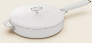 LOT MERVEILLEUSE POÊLE, COUVERCLE, POIGNÉE POLAIRE 24CM INOX