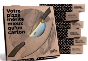 COFFRET COUTEAU PIZZA ROCKET ET PLANCHE A PIZZA