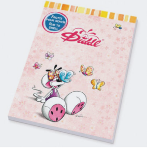 BLOC PARFUMÉ A5 DIDDLINA ROSE
