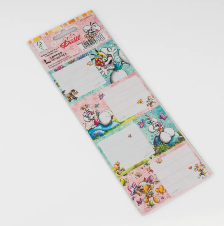 SET DE 16 ETIQUETTES AUTOCOLLANTES DIDDL