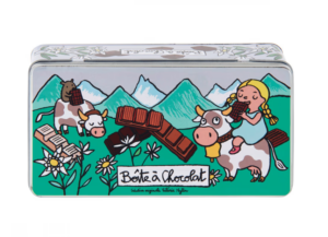 BOITE A CHOCOLAT TABLETTES ALPES
